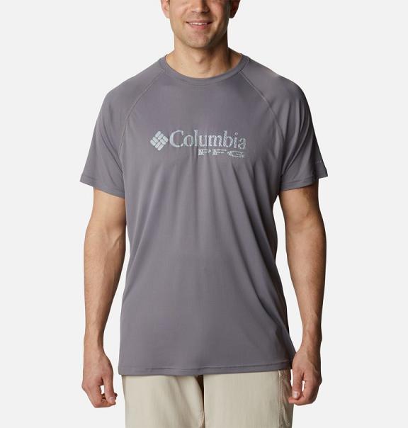 Columbia T-Shirt Herre PFG Respool Grå WCNL70853 Danmark
